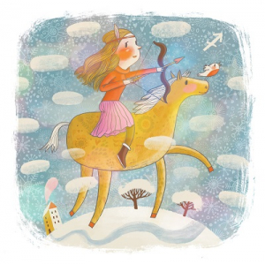 عکس باکیفیت فانتزی دختر و اسب